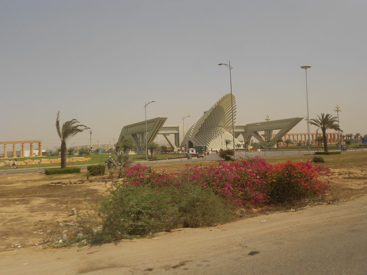 Developing precinct in Bahria Town Karachi